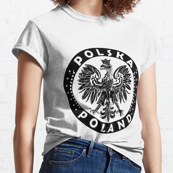 Polish Coat of Arms Rzeczpospolita Polska Poland Pride Orzel Bialy Mens  T-shirt