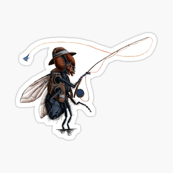 Fly Fishing Sticker