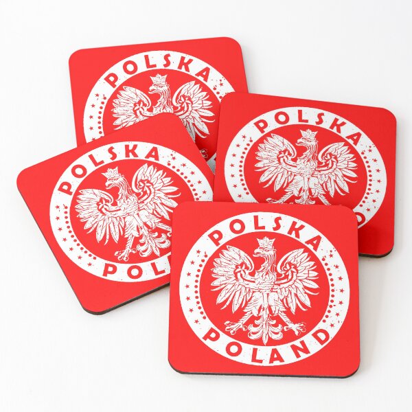 Item preview, Polska Polish Eagle Vintage Distressed Poland Coat Of Arms White designed and sold by tronictees.