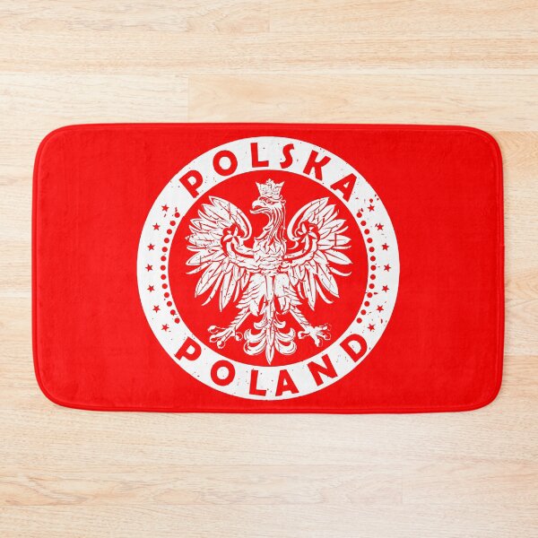 Item preview, Polska Polish Eagle Vintage Distressed Poland Coat Of Arms White designed and sold by tronictees.