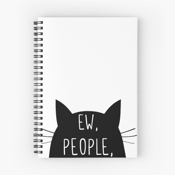Item preview, ew people balck cat sarcasm shy designed and sold by ELmezz.