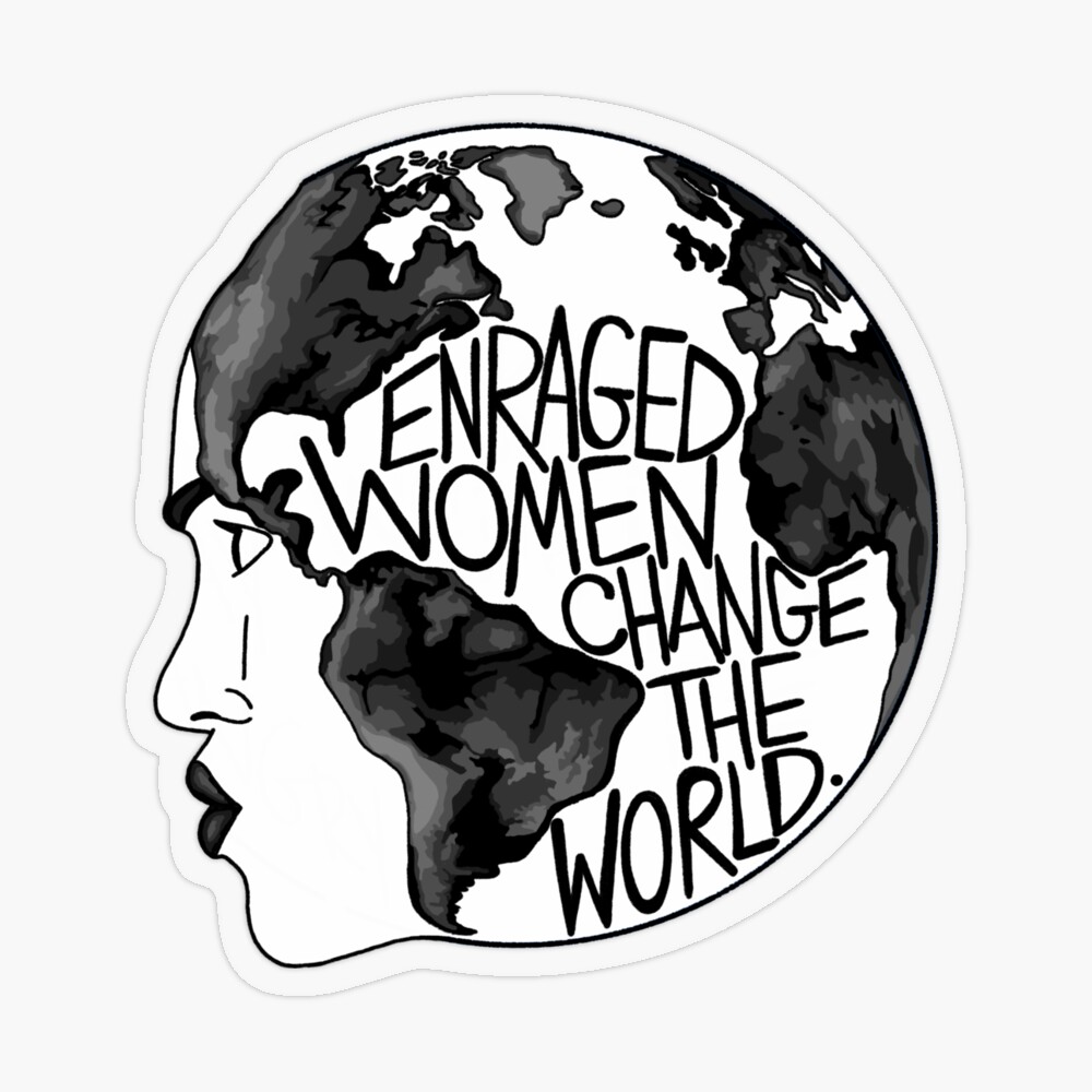 Angry Women Will Change the World - Custom Engraved Girl Power