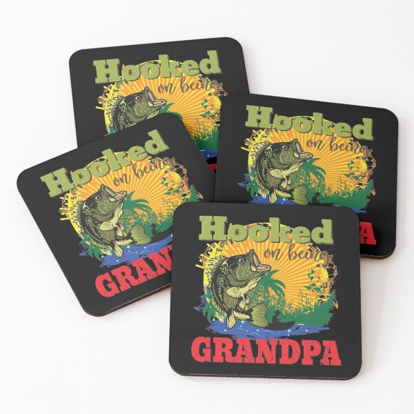 Item preview, Mens Hooked On Being A Grandpa Bass Fishing product designed and sold by tronictees.