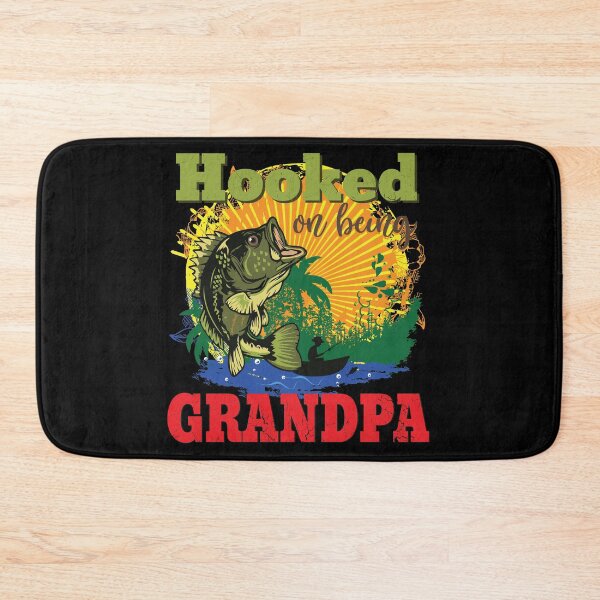Item preview, Mens Hooked On Being A Grandpa Bass Fishing product designed and sold by tronictees.