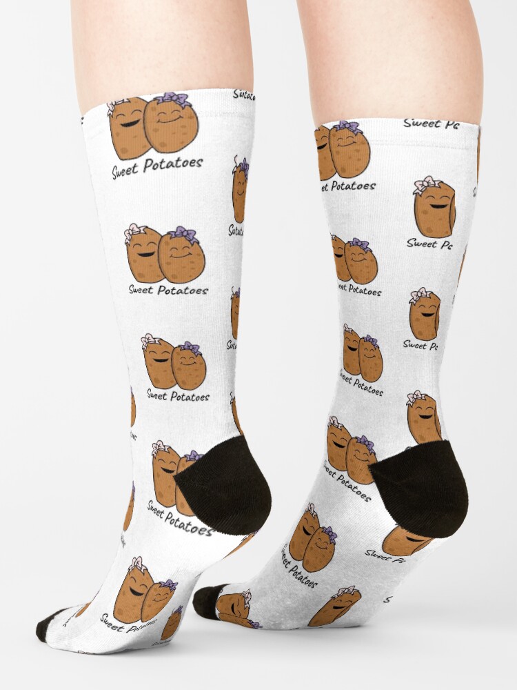 "Sweet Potatoes Cute Potato Gift" Socks for Sale by LunaMay Redbubble