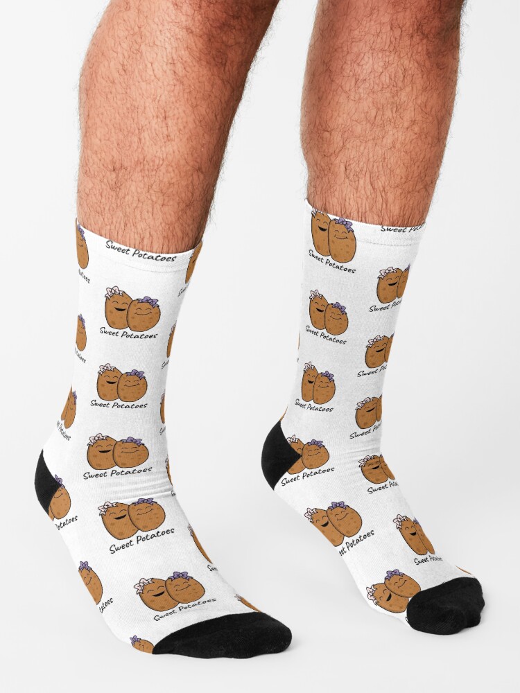 "Sweet Potatoes Cute Potato Gift" Socks for Sale by LunaMay Redbubble