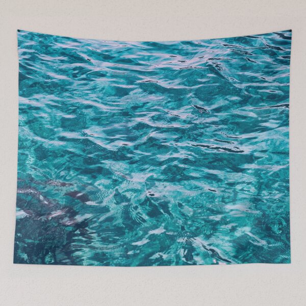 Item preview, Crystal Clear Aqua Blue Ocean Water designed and sold by Turkdesigner.