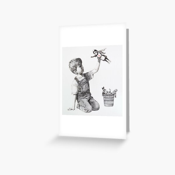 Game Changer - Banksy Grußkarte