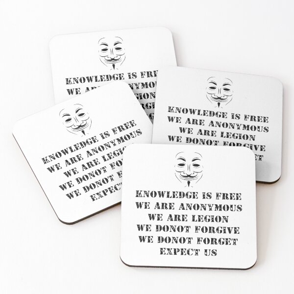 Item preview, KNOWLEDGE IS FREE WE ARE ANONYMOUS designed and sold by phassystore.