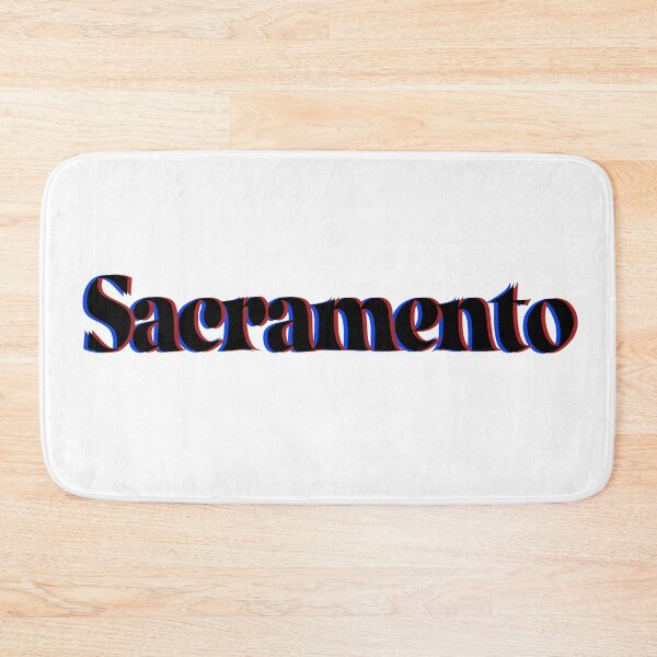Item preview, 3D Effect Sacramento City Typography designed and sold by Sarah Lopez.
