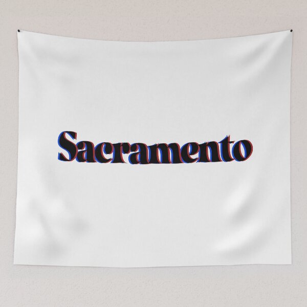 Item preview, 3D Effect Sacramento City Typography designed and sold by Sarah Lopez.