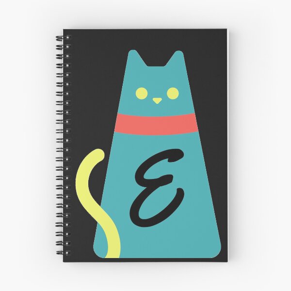 Item preview,  Alphabet  initial Letter E  and black,red and yellow  cat designed and sold by dygo1986.