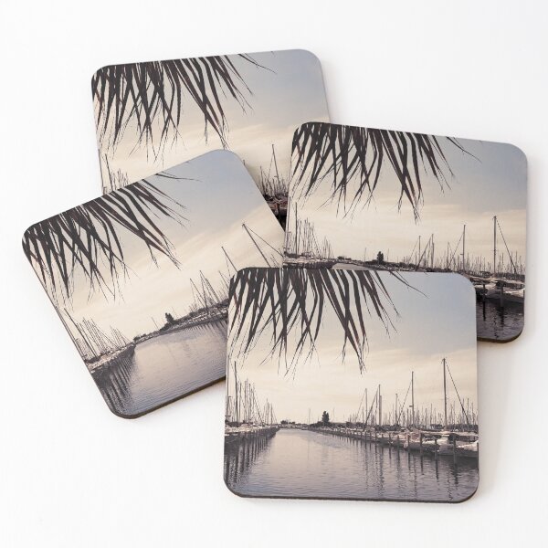Item preview, Harbor and palm escape (LGM photo worked in Camaïeu) designed and sold by NatureNature.
