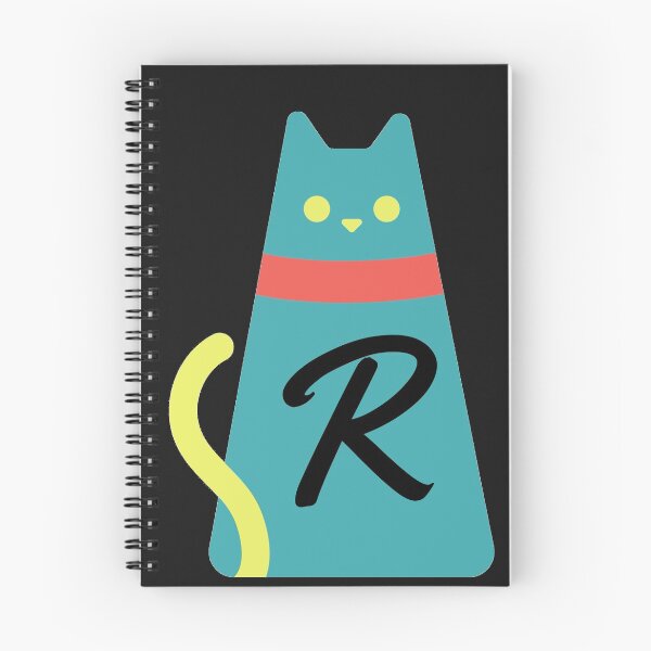 Item preview,  Alphabet  initial Letter R  and black,red and yellow  cat designed and sold by dygo1986.
