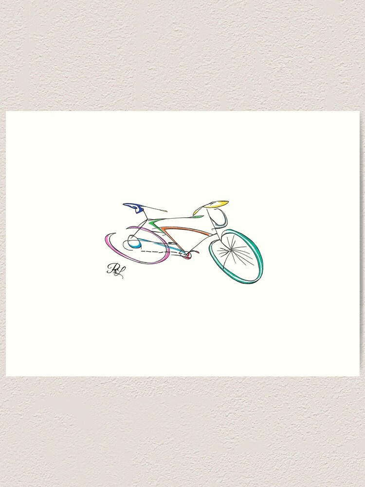 Alternate view of Bicycle Art Print