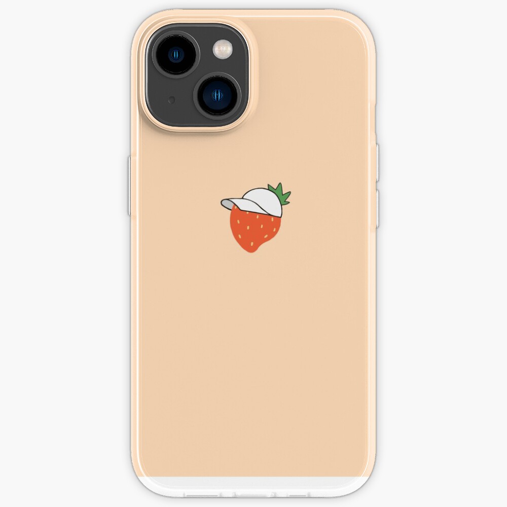 "Strawberry In A Hat + Pink Aesthetic CASES" iPhone Case for Sale by nicolesartstuff Redbubble
