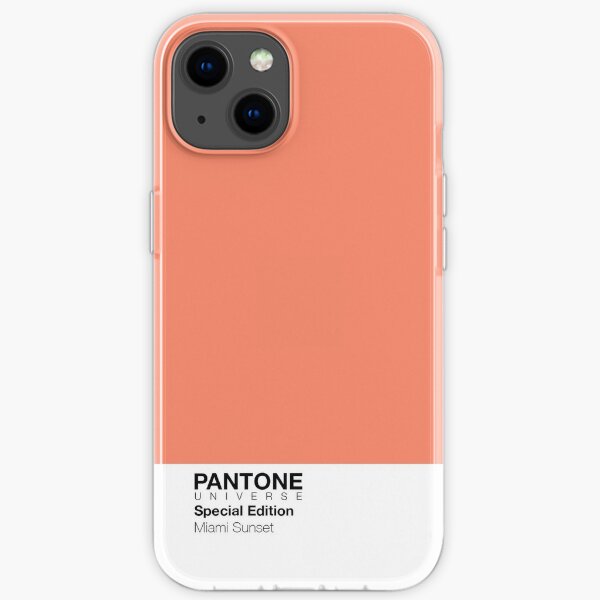 PANTONE + Miami Sunset Cases! iPhone Soft Case
