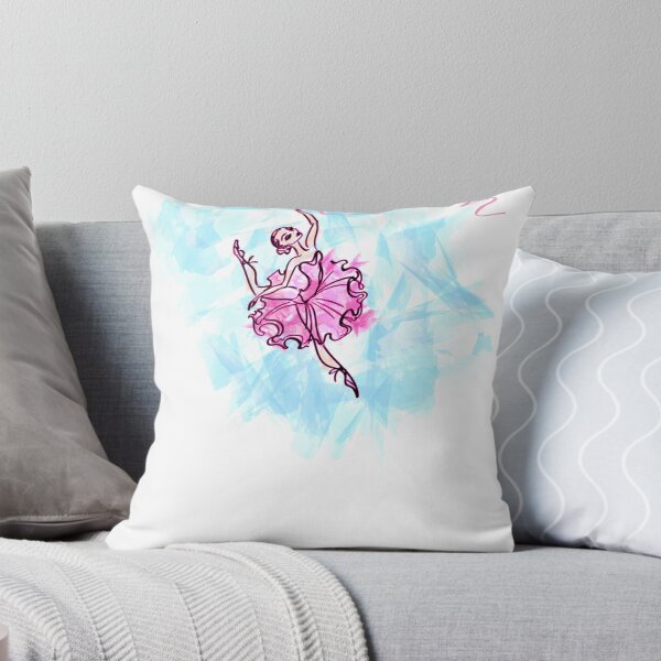 Item preview, Pink Ballerina Dreaming in Watercolor designed and sold by HeatherJepp.