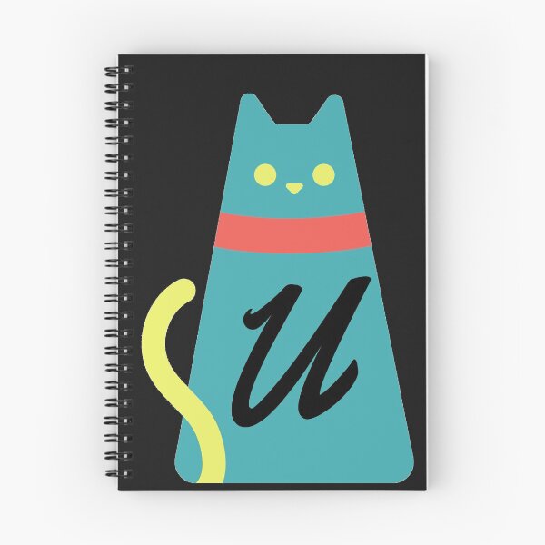 Item preview,  Alphabet  initial Letter U  and black,red and yellow  cat designed and sold by dygo1986.