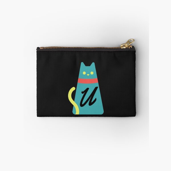 Item preview,  Alphabet  initial Letter U  and black,red and yellow  cat designed and sold by dygo1986.