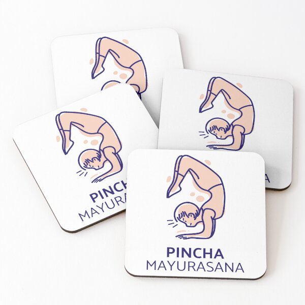 Item preview, Pincha Mayurasana Yoga Pose- Yoga asana girl - Gift for yoga lovers and yoga teachers designed and sold by TamGustam.