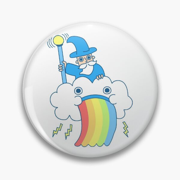 Item preview, Rainbow Cloud Blue Wizard Magical designed and sold by therealsadpanda.