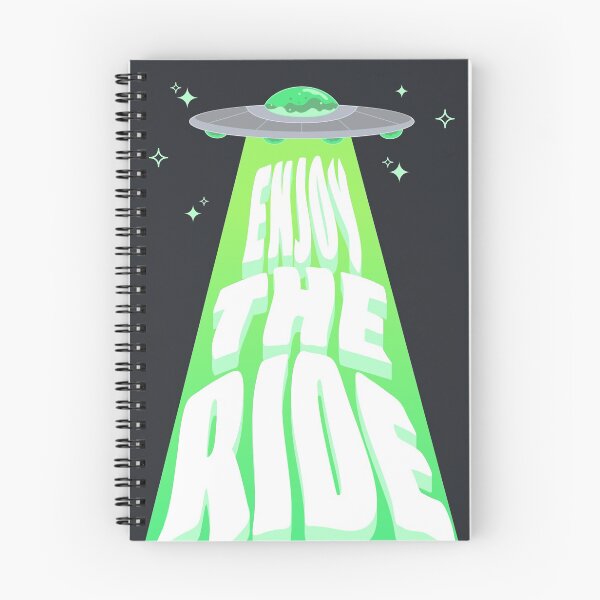 Item preview, "Enjoy the Ride" Alien Spaceship designed and sold by ciderdesign.