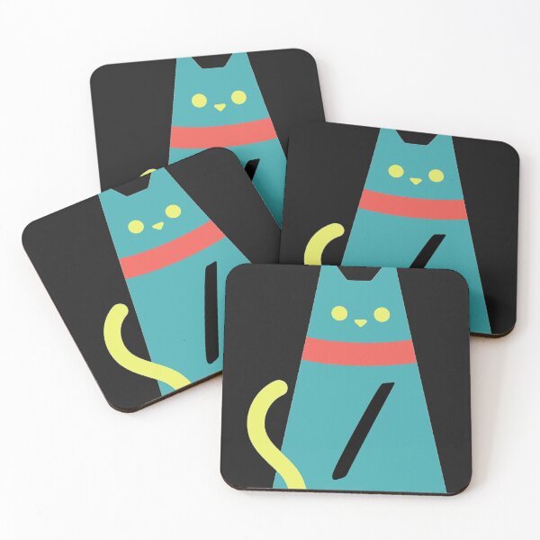 Item preview,  Alphabet  initial Letter I  and black,red and yellow  cat designed and sold by dygo1986.