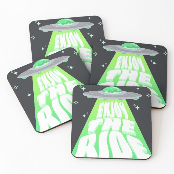 Item preview, "Enjoy the Ride" Alien Spaceship designed and sold by ciderdesign.