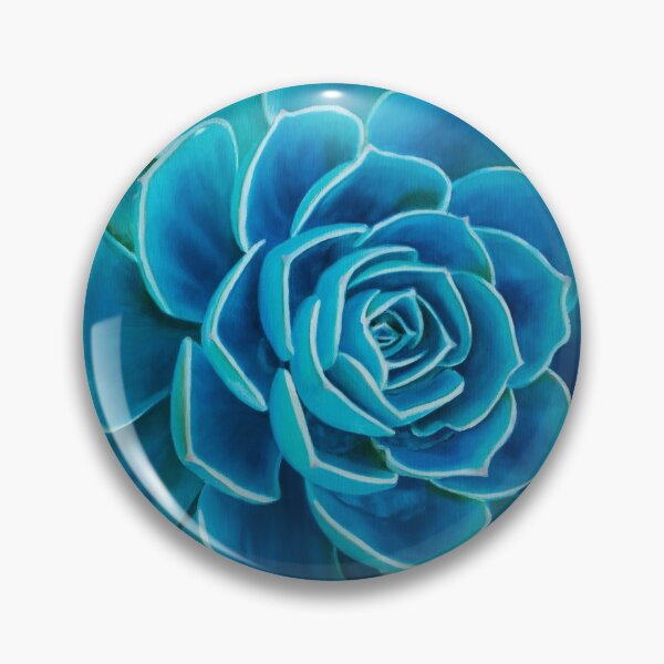Artikelvorschau, Blue Succulent entworfen und verkauft von MichelleLynnArt.