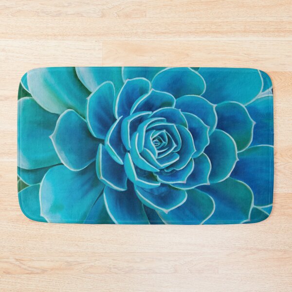 Aperçu de l'œuvre Blue Succulent créée et vendue par MichelleLynnArt.