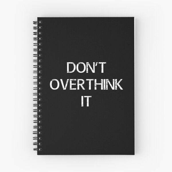 Item preview, Don't overthink it designed and sold by Brian Kroijer.