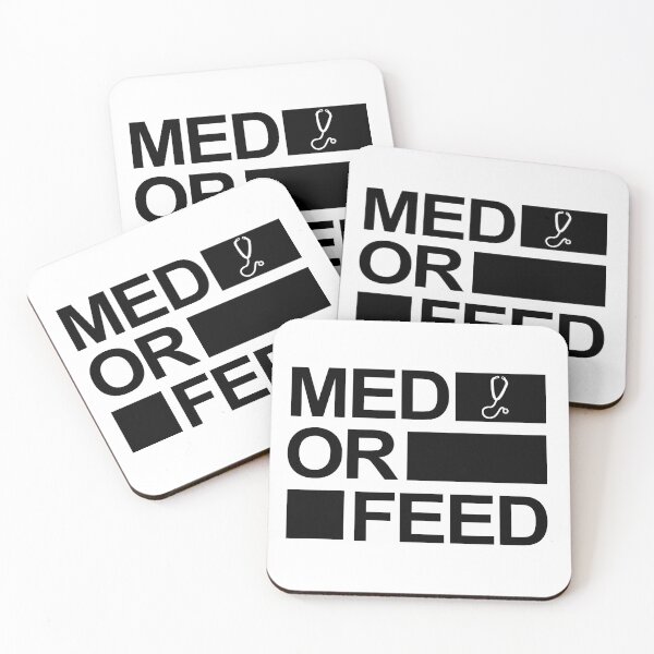 Item preview, Med or Feed designed and sold by minimalanimal.