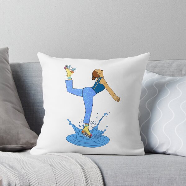 Item preview, Aquarius Rollergirl Zodiac Skater designed and sold by Hotanist.