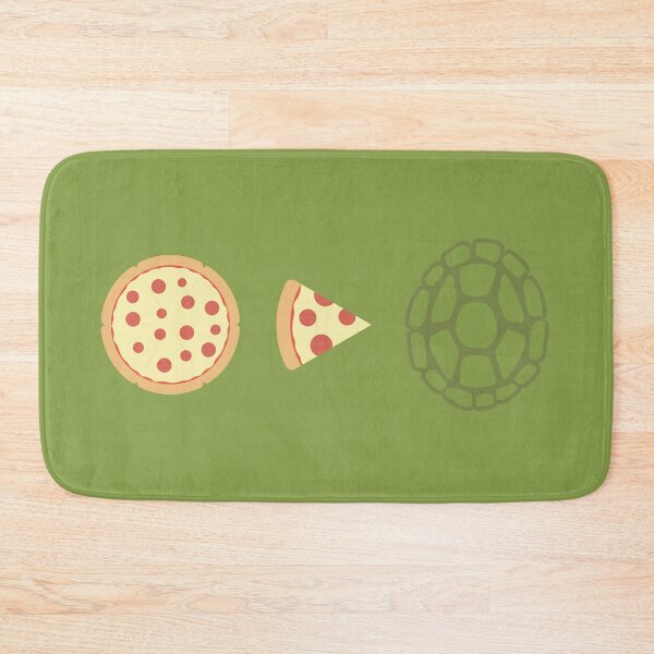 Item preview, TMNT green shells and pizza (green) designed and sold by animinimal.