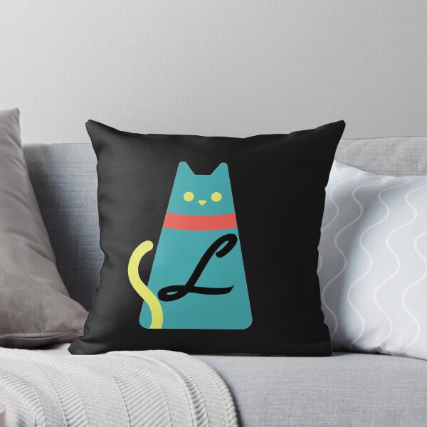 Item preview, Alphabet  initial Letter L and black,red and yellow  cat designed and sold by dygo1986.