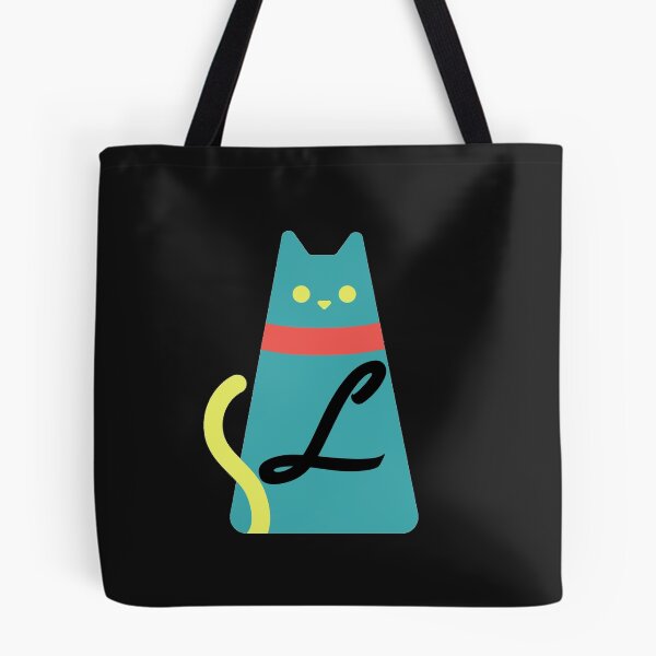 Item preview, Alphabet  initial Letter L and black,red and yellow  cat designed and sold by dygo1986.