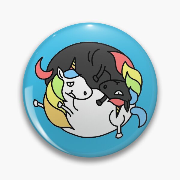 Item preview, Unicorn Balance Yin Yang Fantasy  designed and sold by therealsadpanda.
