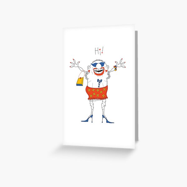 Hi!!! Greeting Card