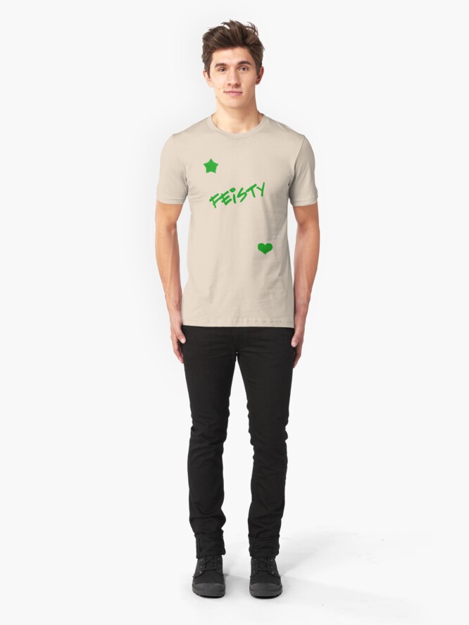 Alternate view of Feisty! Slim Fit T-Shirt