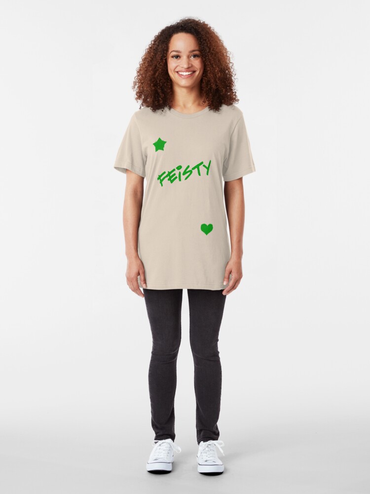 Alternate view of Feisty! Slim Fit T-Shirt