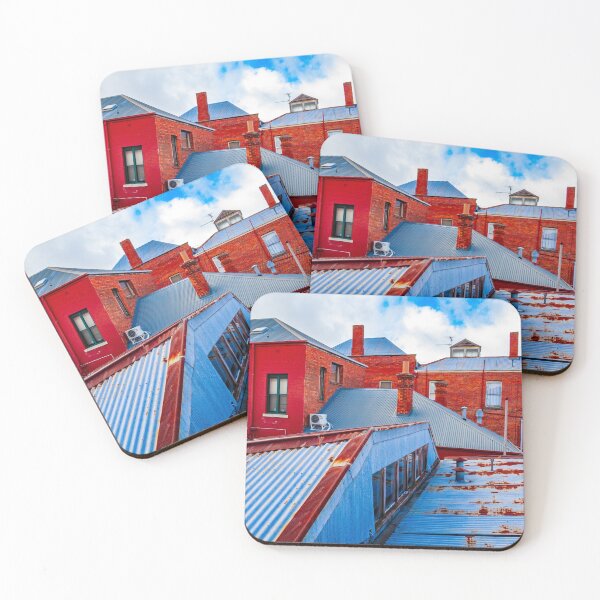 Item preview, Red brick and rusting iron rooftops - Ballarat, Victoria designed and sold by Bombergirls.