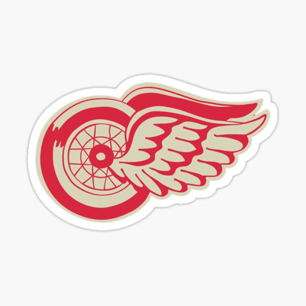 Detroit Red Wings Logo & Text Decal - Supporters Place