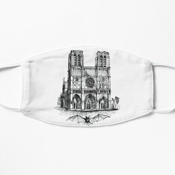 Notre-Dame de Paris #NotreDameinParis #NotreDamedeParis #NotreDame Flat Mask