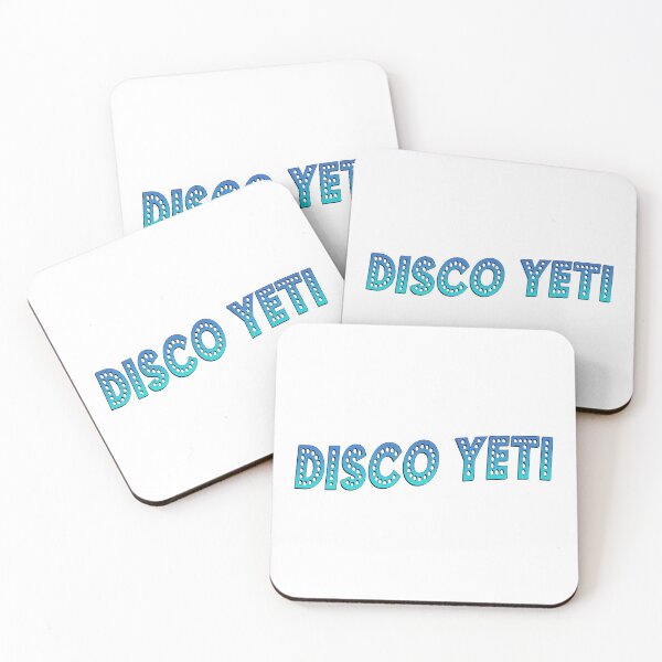 Item preview, Disco Yeti - Blue designed and sold by sunnysidedesigns.