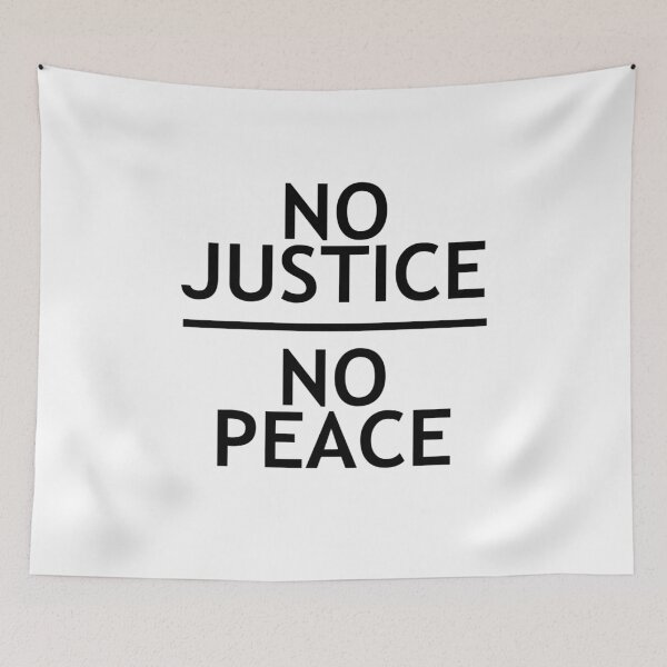 Item preview, No Justice No Peace Civil Rights Protest March  designed and sold by The Junto Shop.