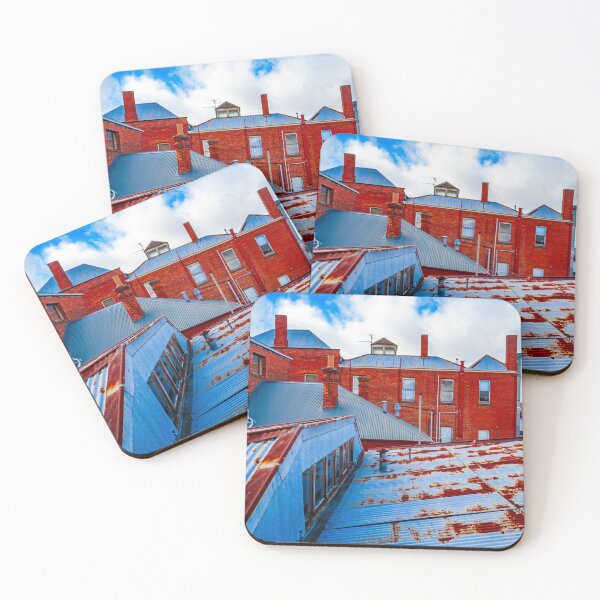 Item preview, Red brick and rusting iron rooftops - Ballarat, Victoria designed and sold by Bombergirls.