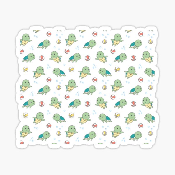 Item preview, Cute Turtle designed and sold by graphicmeyou.