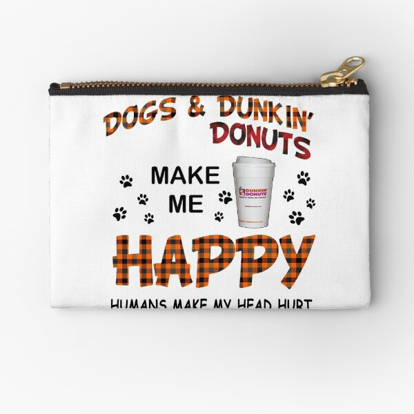 Dunkin Donut Zipper Pouches Redbubble - recipes for dunkin donuts roblox