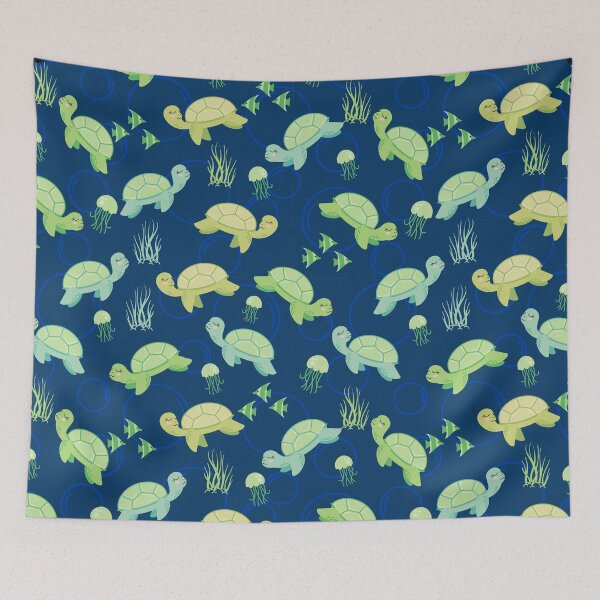 Item preview, Cute Turtle pattern designed and sold by graphicmeyou.